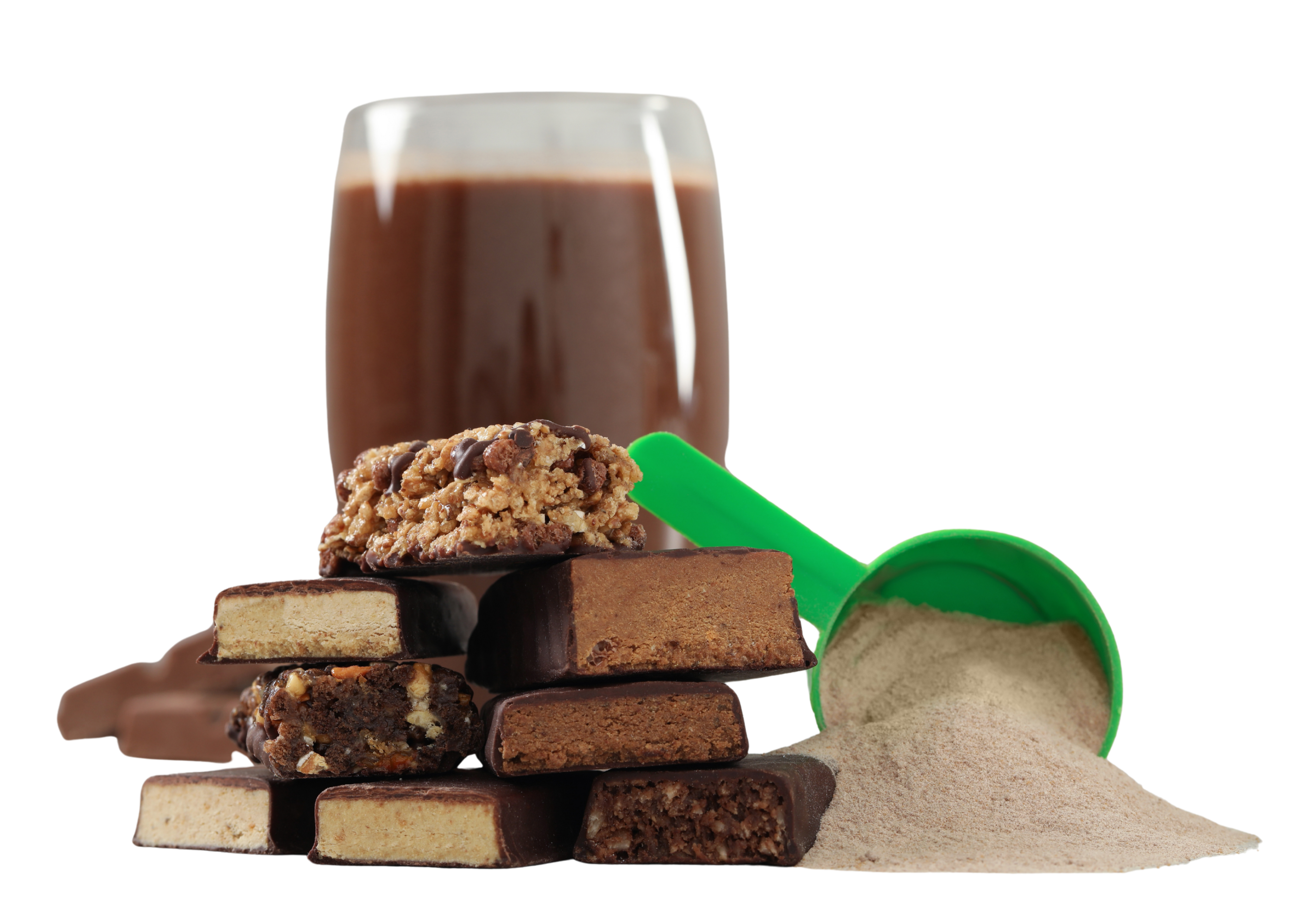 Bars, cereals, and wellness powders