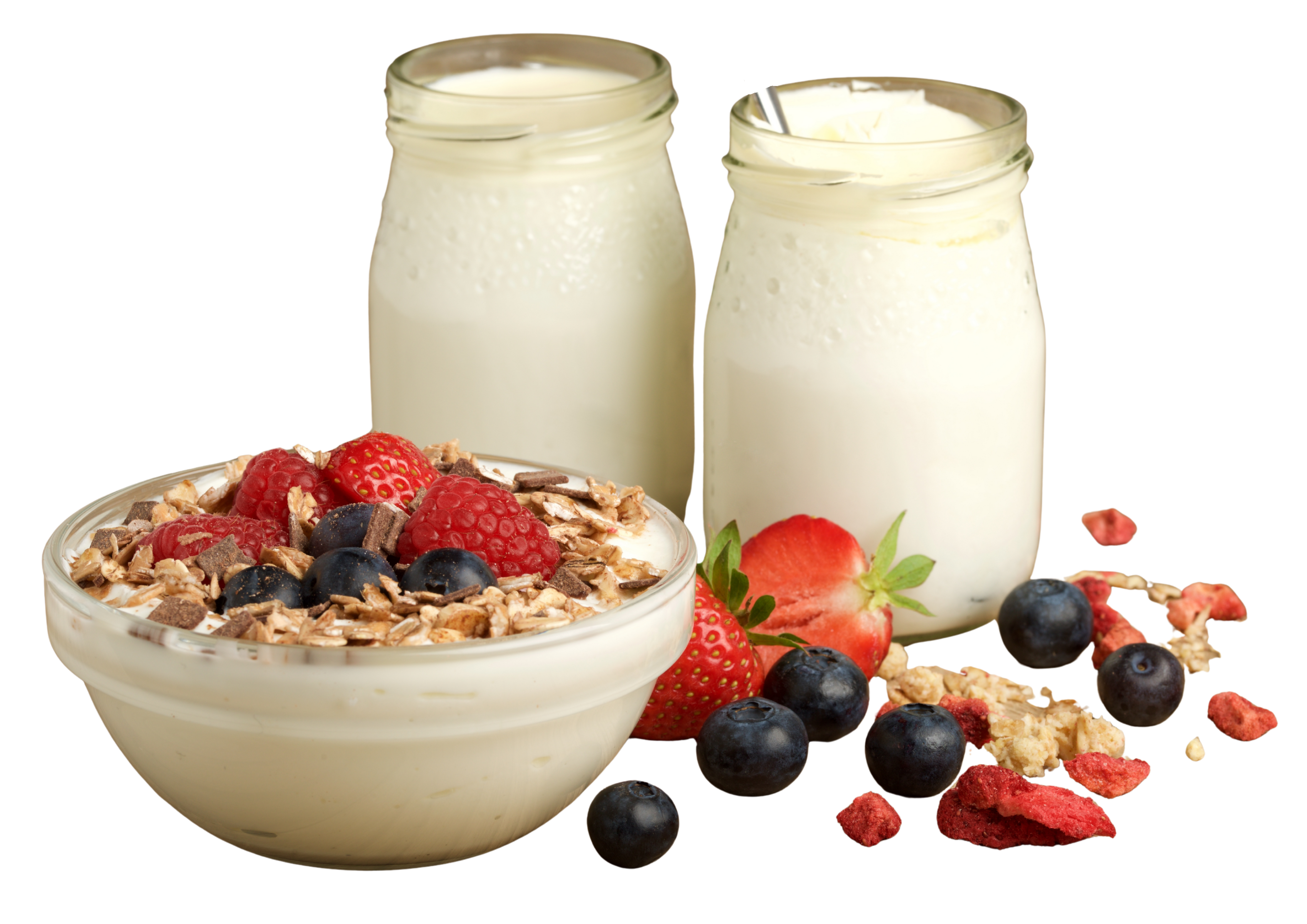 Fortified dairy, yoghurt, and non-dairy blends